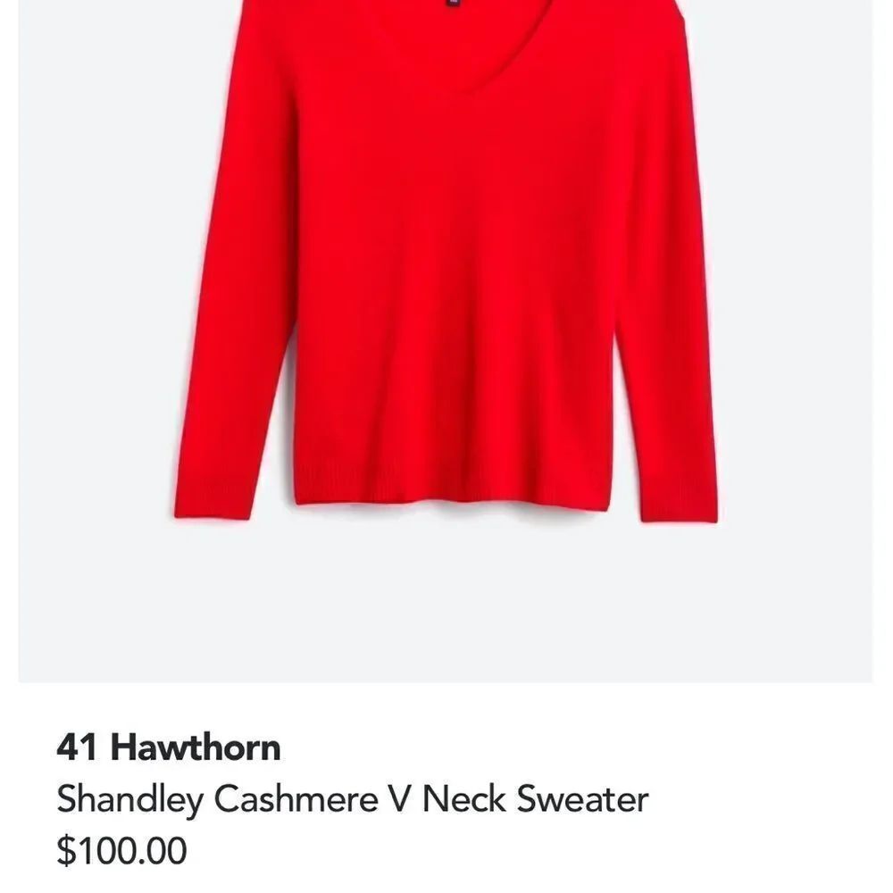 CASHMERE V neck pullover from stitch fix! - Picture 4 of 14